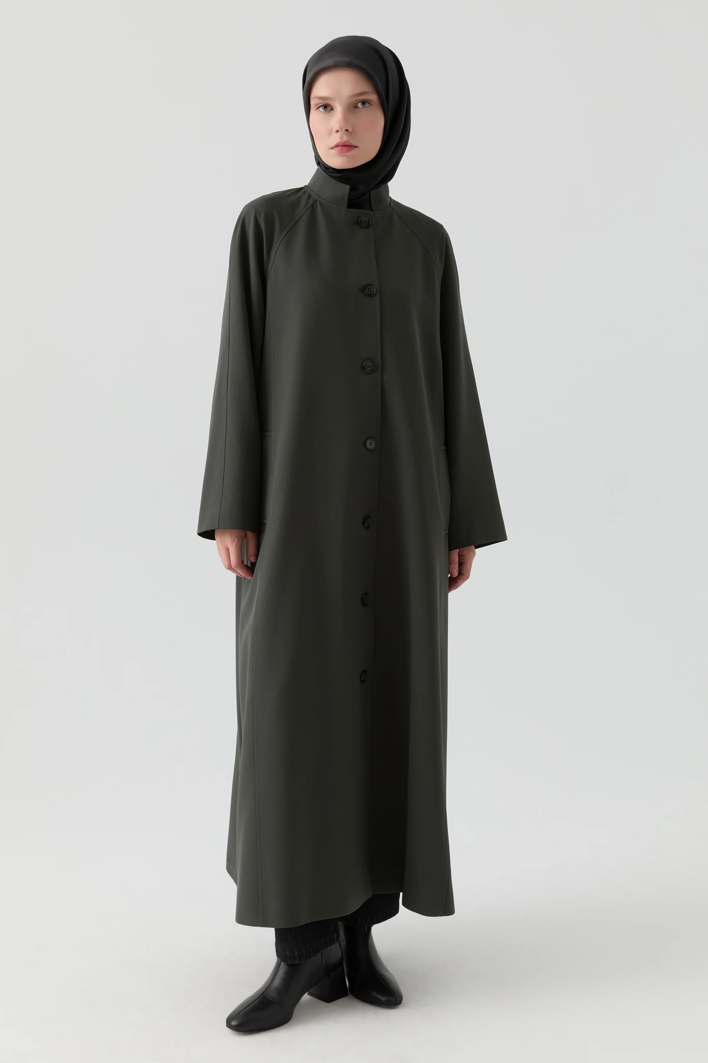 Hakim Yakalı Pardesü - Petrol TUGBA