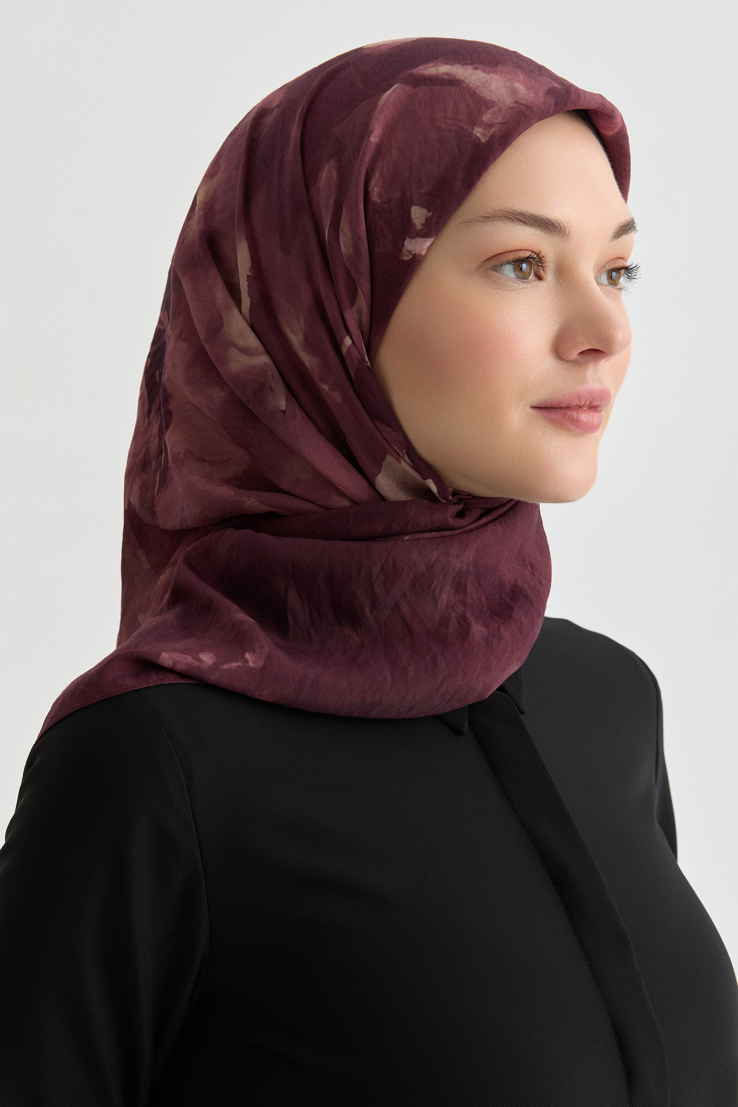 Hülya Natural Eşarp - Pembe TUGBA