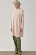 Cepli Boru Paça Örme Pantolon - Mint TUGBA