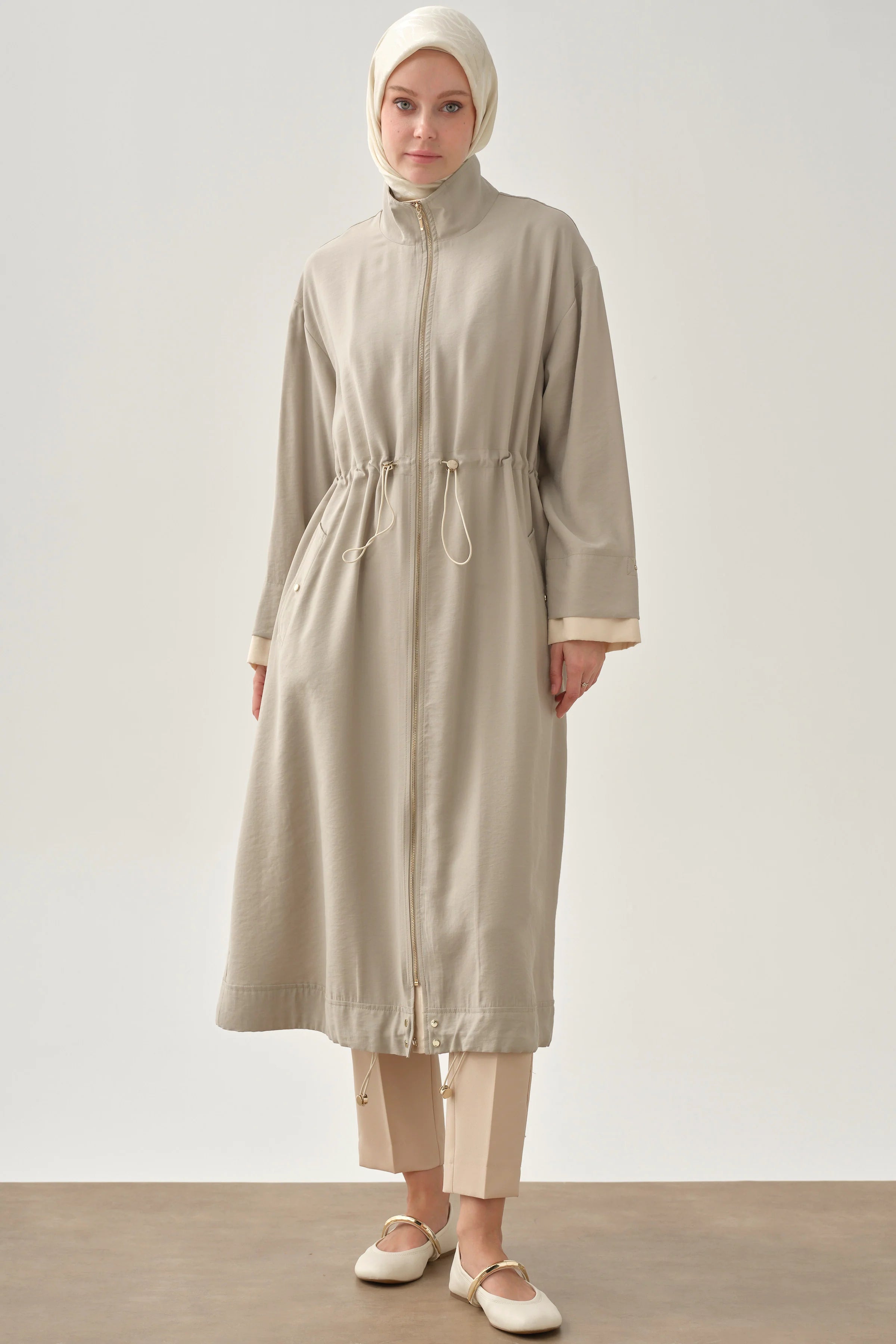 Kombinli Lastikli Kap - Açık Yeşil TUGBA