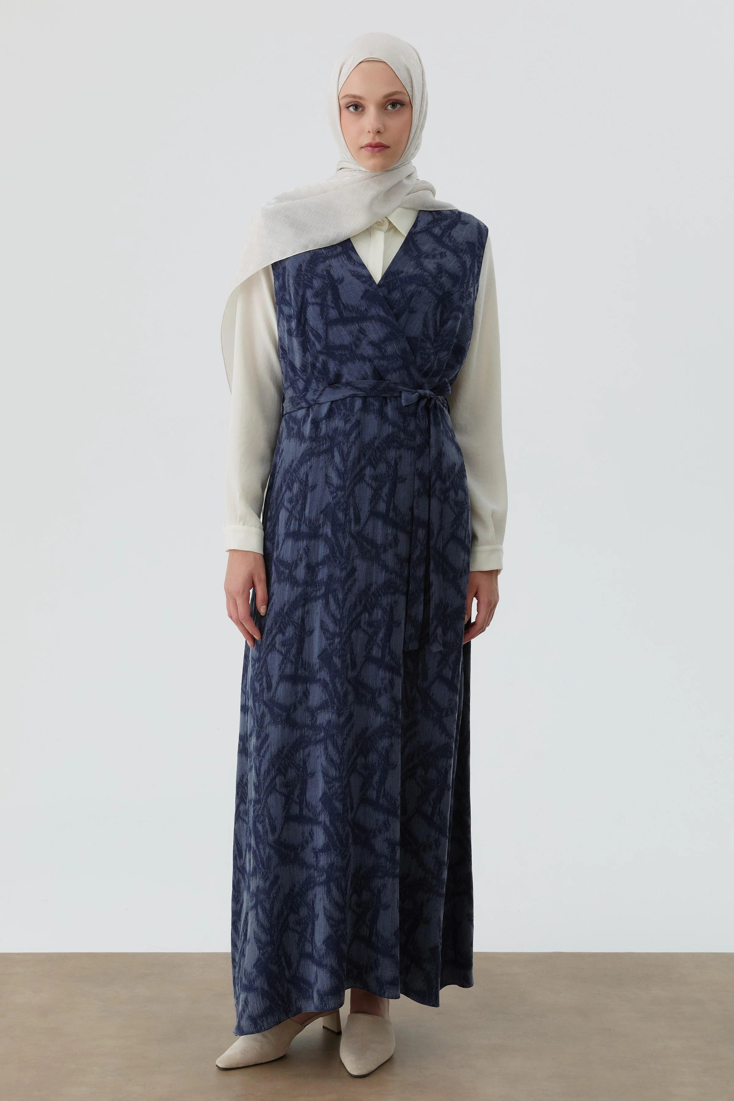 V Yaka Kemerli Jakar Jile - İndigo TUGBA