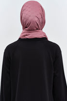 Puan Kare Desen Viskon Şal - Gül Kurusu TUGBA