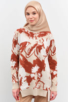 Reglan Kollu Triko Tunik - Turuncu TUGBA