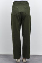 Rivet Detaylı Kanvas Pantolon - Haki TUGBA