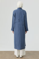 Rüzgarlık Detaylı Giy-Çık - İndigo TUGBA