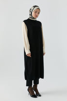 Hakim Yaka Süveter - Siyah TUGBA