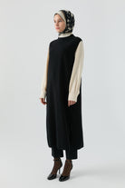 Hakim Yaka Süveter - Siyah TUGBA