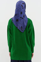 Sıfır Yaka Triko Tunik - Yeşil TUGBA