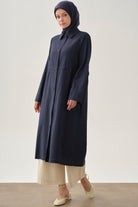 Sırt Detaylı Giy-Çık - Lacivert TUGBA