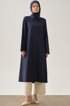 Sırt Detaylı Giy-Çık - Lacivert TUGBA