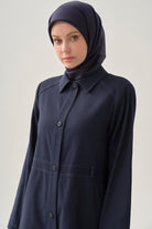 Sırt Detaylı Giy-Çık - Lacivert TUGBA