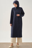 Sırt Detaylı Giy-Çık - Lacivert TUGBA