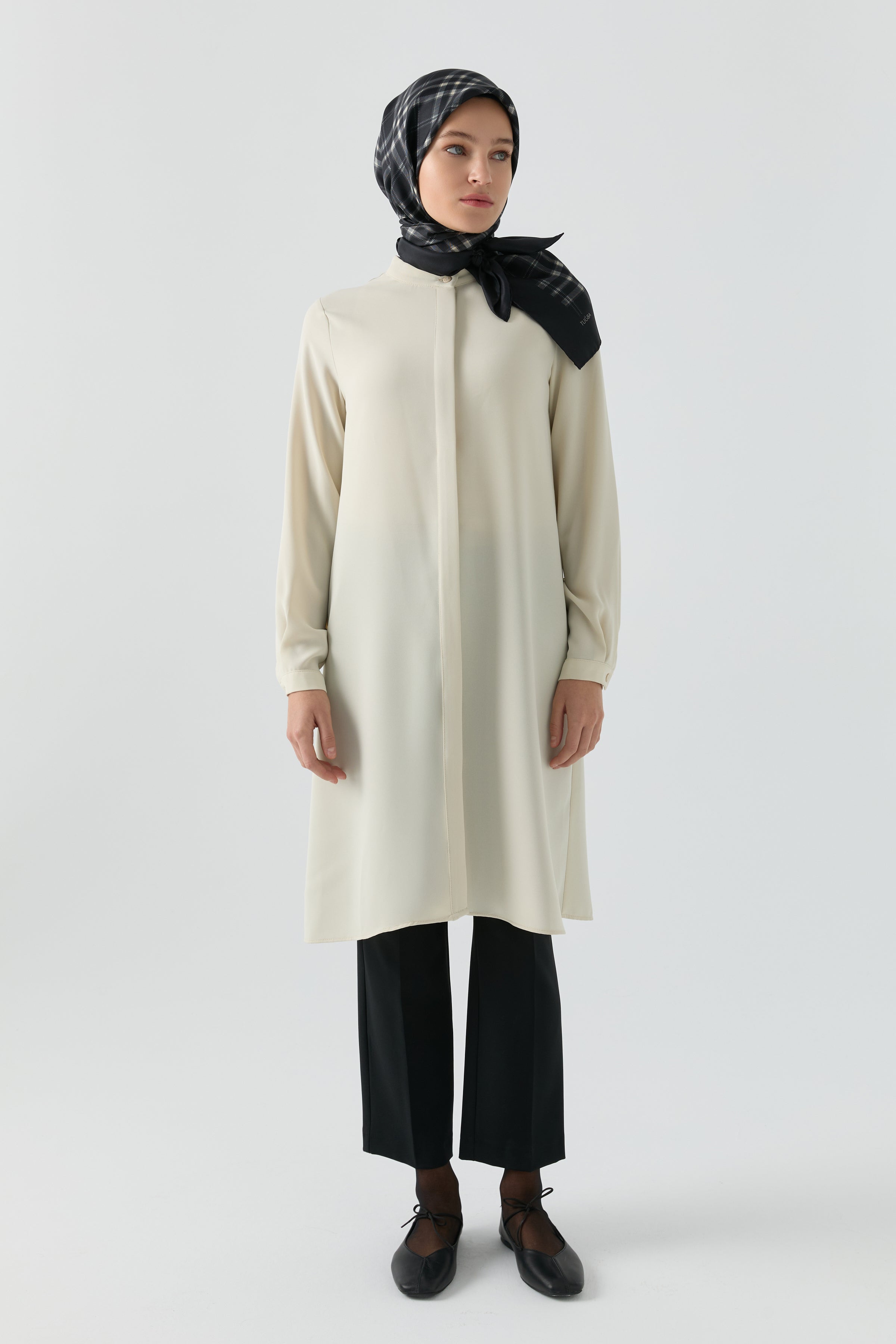 Tek Pile Basic Pantolon - Siyah TUĞBA