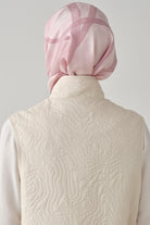 İnhina Twill İpek Eşarp - Pembe TUGBA