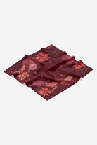 Süregan Twill İpek Eşarp - Bordo TUGBA