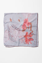 Süregan Twill İpek Eşarp - İndigo TUGBA