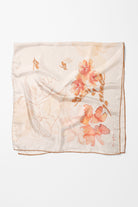 Süregan Twill İpek Eşarp - Krem TUGBA