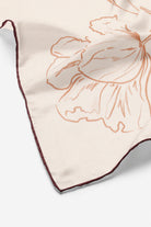 Süregan Twill İpek Eşarp - Krem TUGBA