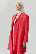 Süs Düğmeli Blazer Ceket - Mercan TUGBA