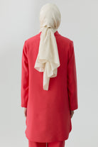 Süs Düğmeli Blazer Ceket - Mercan TUGBA