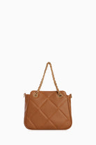 Zincir Kulplu Satchel Çanta - Taba TUGBA