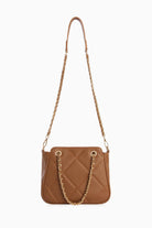 Zincir Kulplu Satchel Çanta - Taba TUGBA