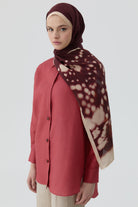 Ters Kapamalı Keten Gömlek - Mercan TUGBA