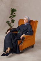 Denim Elbise - Lacivert TUGBA