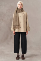 Kısa Trençkot - Camel TUGBA