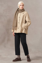 Kısa Trençkot - Camel TUGBA