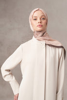 Seyyar Fularlı Tunik - Krem TUGBA