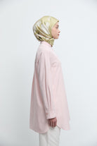 Yandan Yırtmaçlı Tunik - Pembe TUĞBA