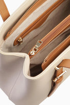 Tokalı Tote Çanta - Bej TUGBA