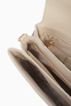 Üç Bölmeli Askılı Çanta - Bej TUGBA