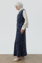 V Yaka Kemerli Jakar Jile - İndigo TUGBA