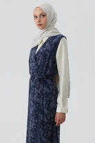 V Yaka Kemerli Jakar Jile - İndigo TUGBA