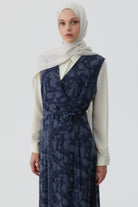 V Yaka Kemerli Jakar Jile - İndigo TUGBA