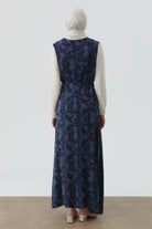 V Yaka Kemerli Jakar Jile - İndigo TUGBA