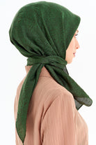 Zebra Desen Viskon Eşarp - Haki TUGBA