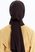 Zebra Desen Viskon Şal - Siyah TUGBA