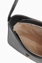 Yanları Metal Aksesuarlı Çanta - Siyah TUGBA