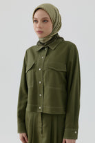 Yansıma Twill İpek Eşarp - Çağla TUGBA