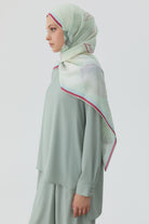 Yırtmaç Detaylı Bluz Tunik - Mint TUGBA