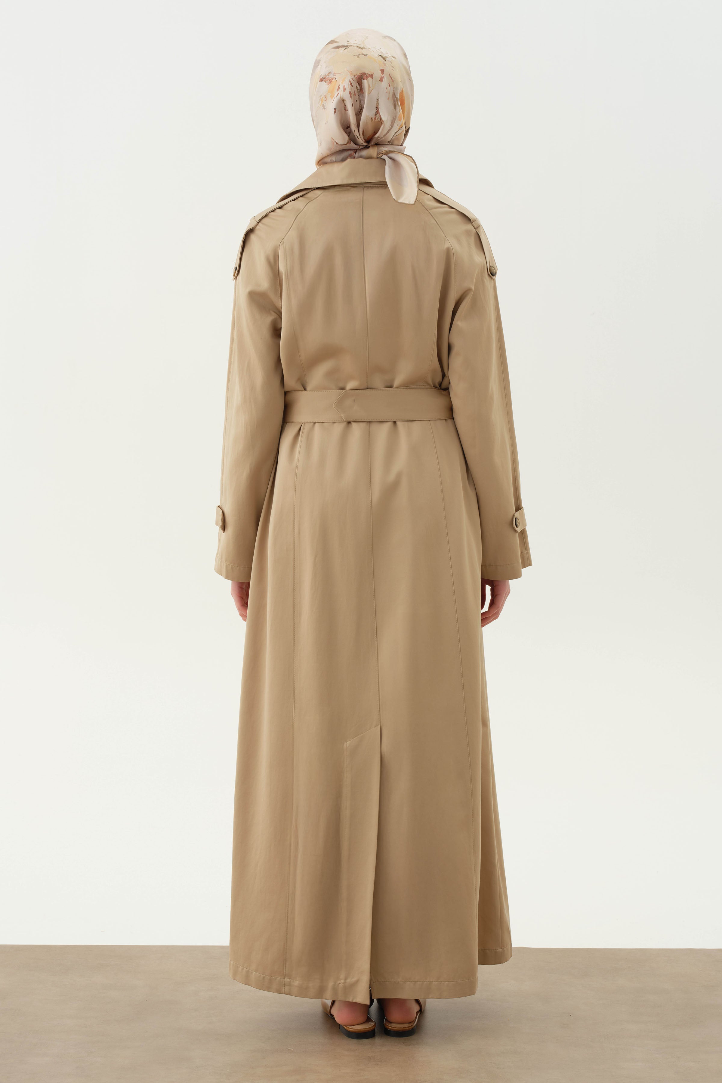 Double Breasted Topcoat with Slits | Tuğba – TUĞBA