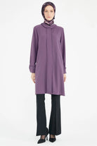 Yüksek Bel İspanyol Paça Pantolon - Siyah TUGBA