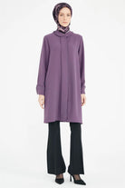 Yüksek Bel İspanyol Paça Pantolon - Siyah TUGBA