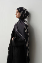 Zebra Desen Abaya - Siyah