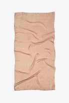 Zikzak Desenli Nehir Şal - Bej TUGBA