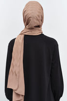 Zikzak Desen Viskon Şal - Bisküvi TUGBA