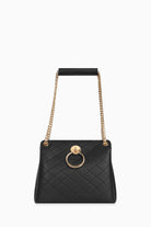 Zincir Askılı Satchel Çanta - Siyah TUGBA